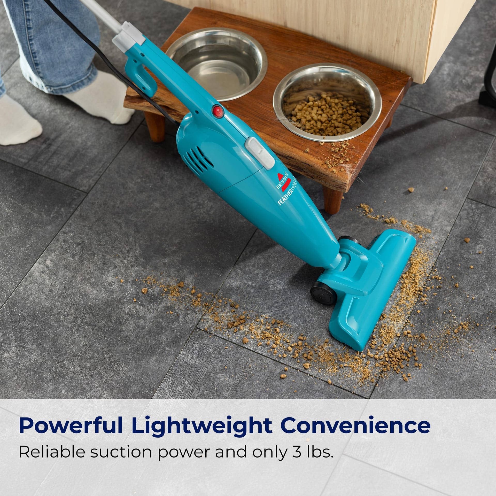 Lightweight Corded Stick Vacuum Cleaner with Crevice Tool by Bissell, Blue - 2033 - Review Image 3