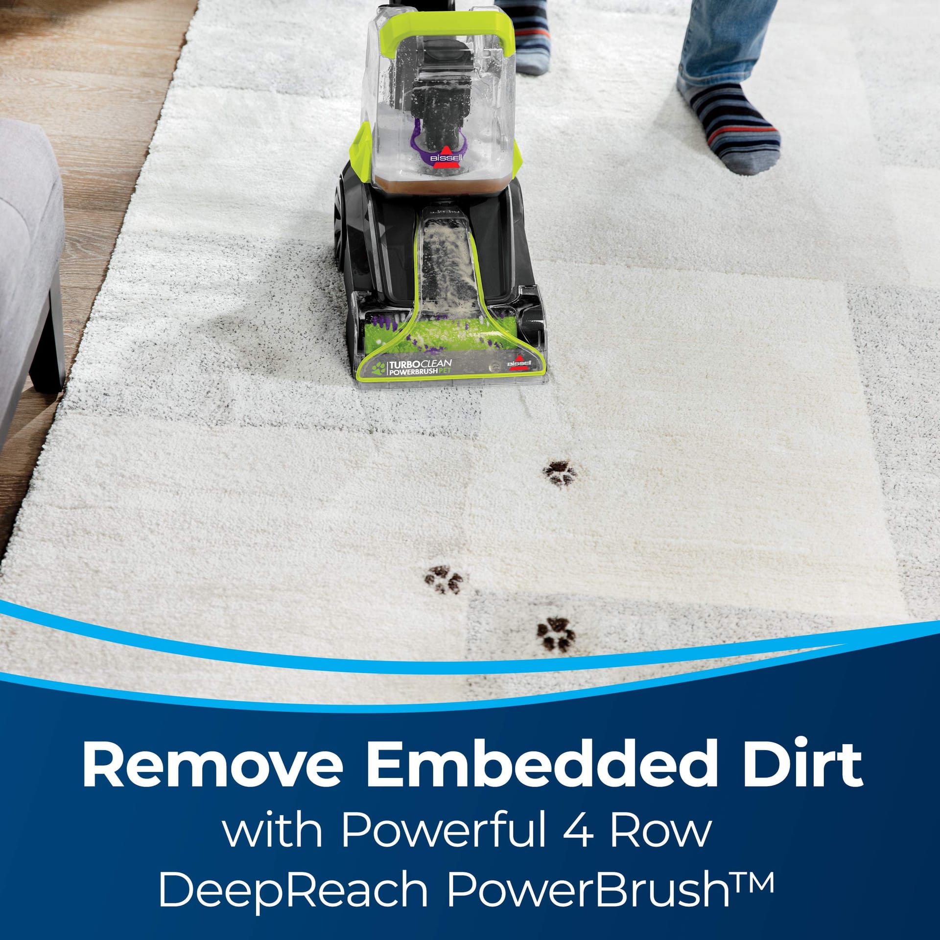 Lightweight Bissell Turboclean Powerbrush Pet Carpet Cleaner for Tough Pet Messes - Review Image 4