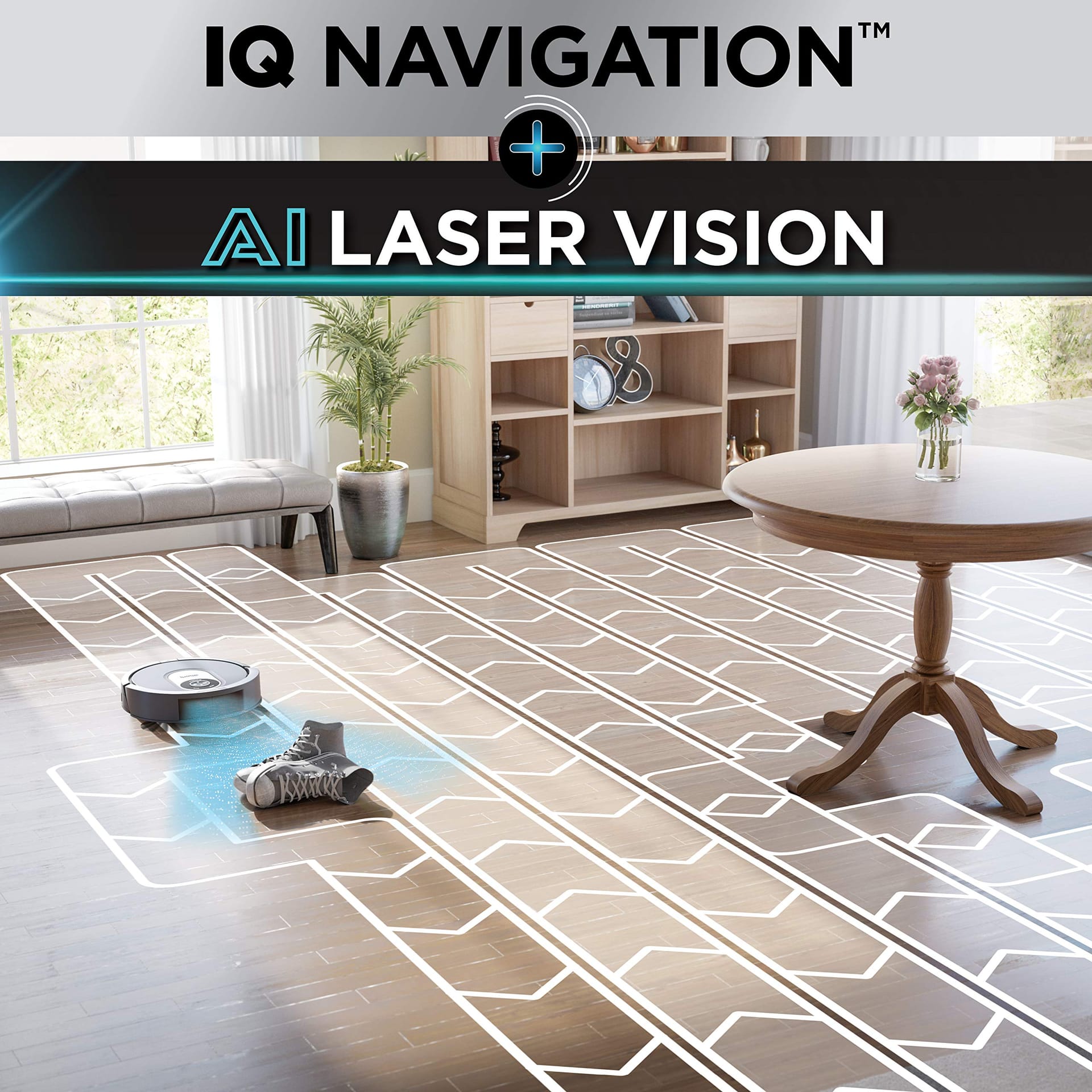 Shark AI Robot Vacuum for Pet Hair, Powerful Suction, Smart Mapping & Scheduling, Logical Navigation, Black/Silver (Rv2001) | Carpet Cleaner - Review Image 2