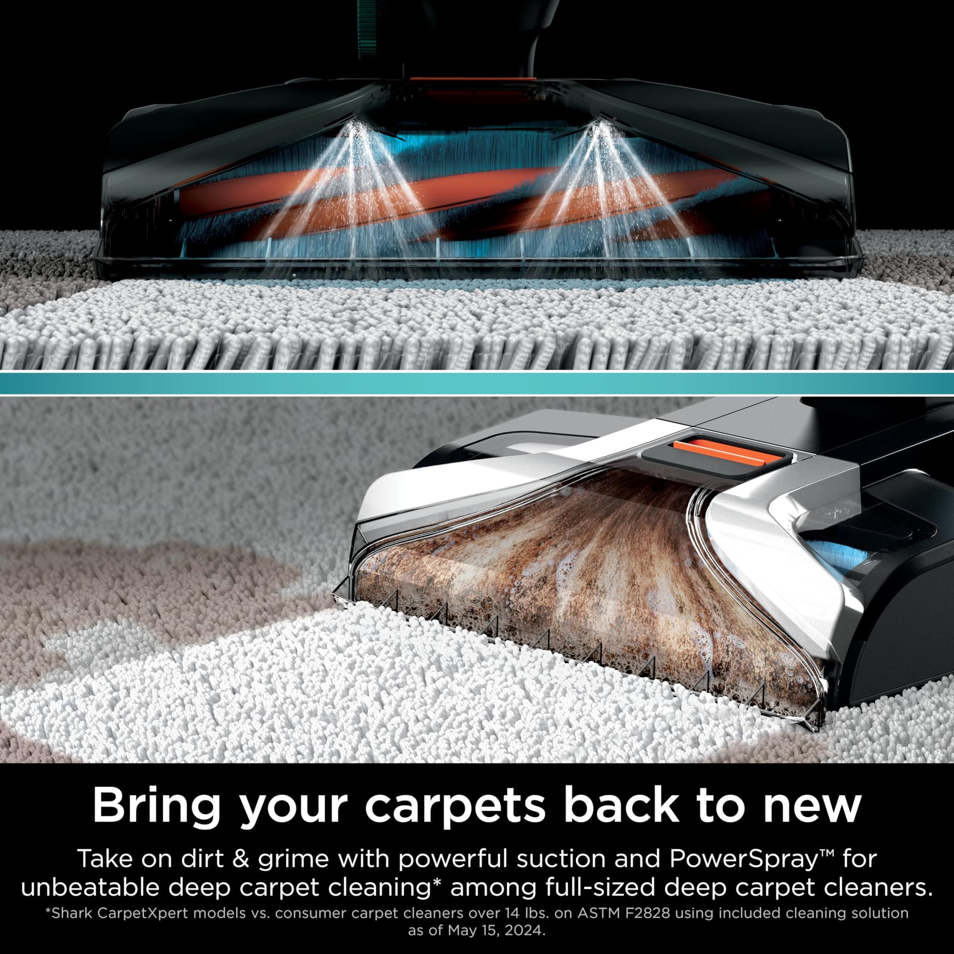 Shark CarpetXpert with StainStriker Upholstery and Carpet Cleaner, Cyan - Review Image 3