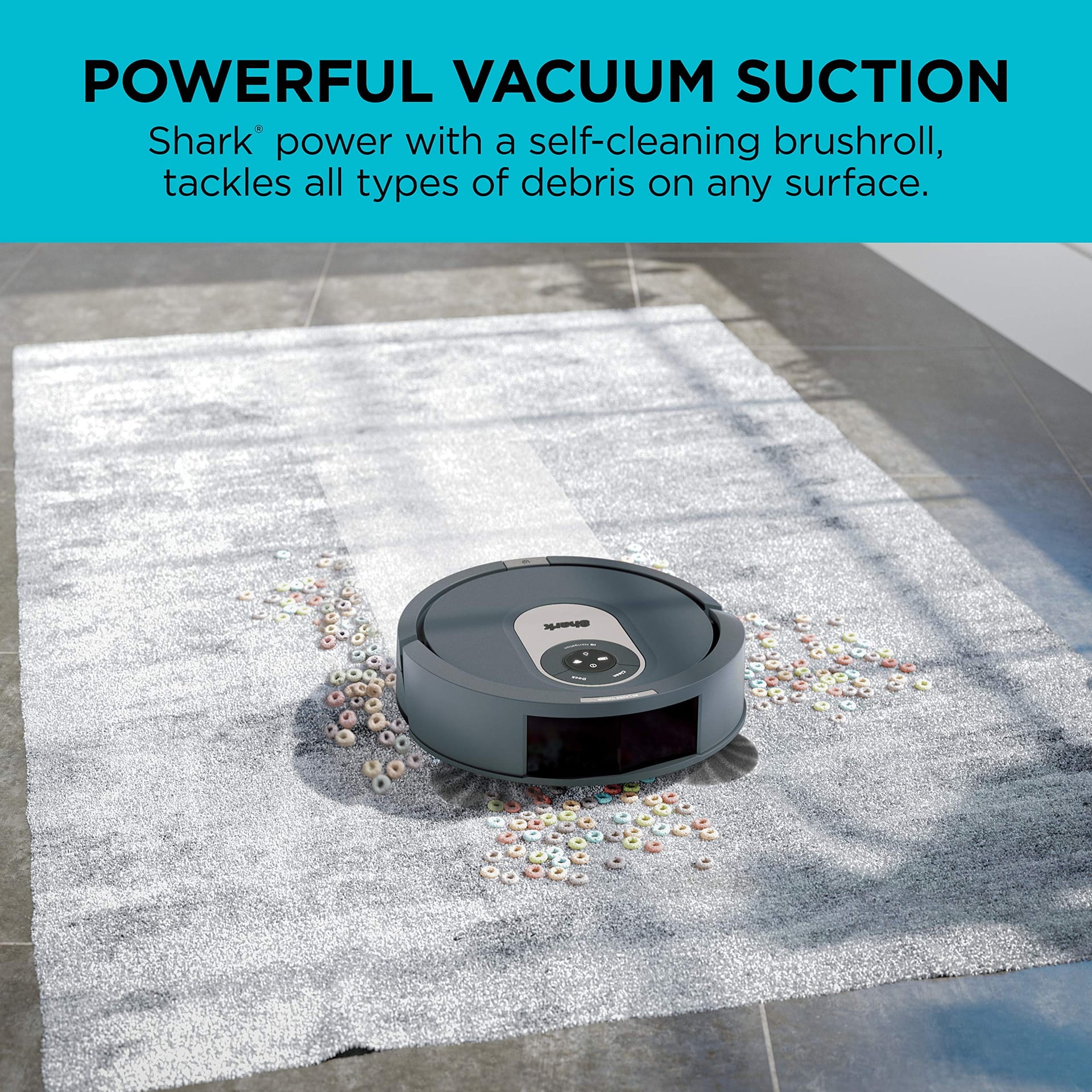 Shark AI Robot Vacuum for Pet Hair, Powerful Suction, Smart Mapping & Scheduling, Logical Navigation, Black/Silver (Rv2001) | Carpet Cleaner - Review Image 5