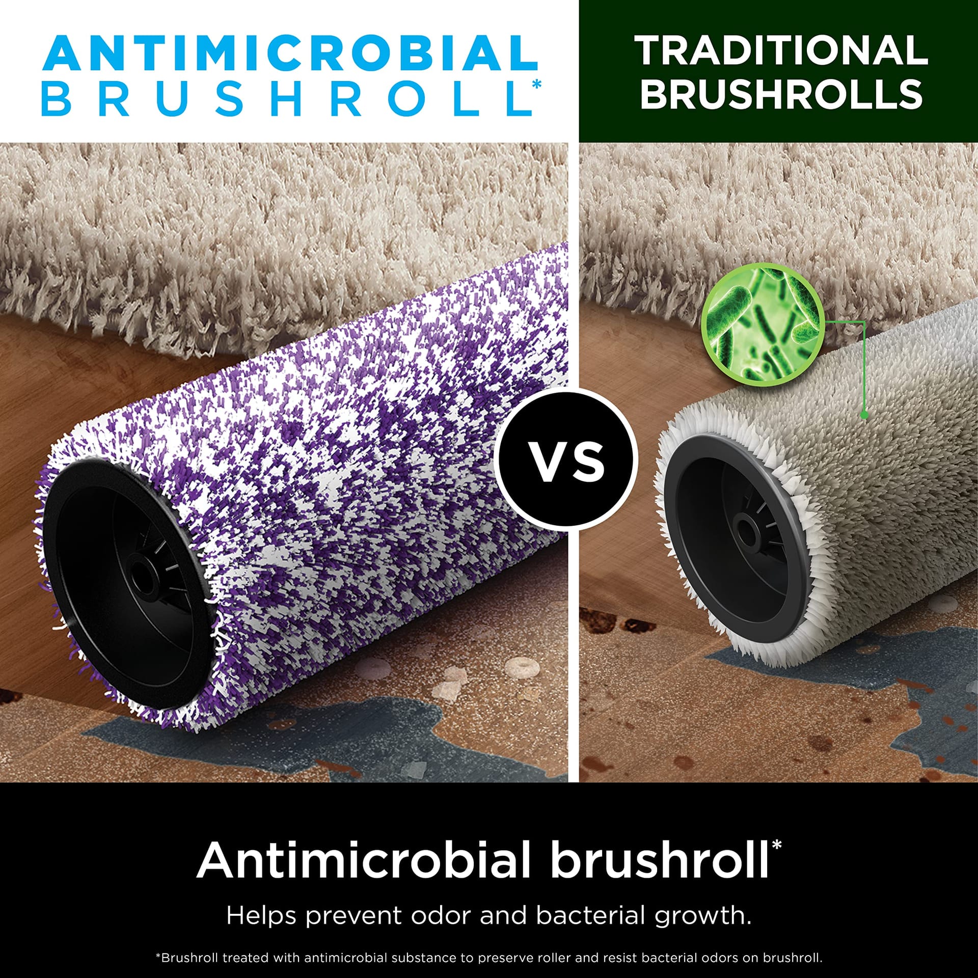 Shark HydroVac Replacement Antimicrobial Brushroll and 2-Pack Filter Bundle for Sealed Floors and Area Rugs - Review Image 2
