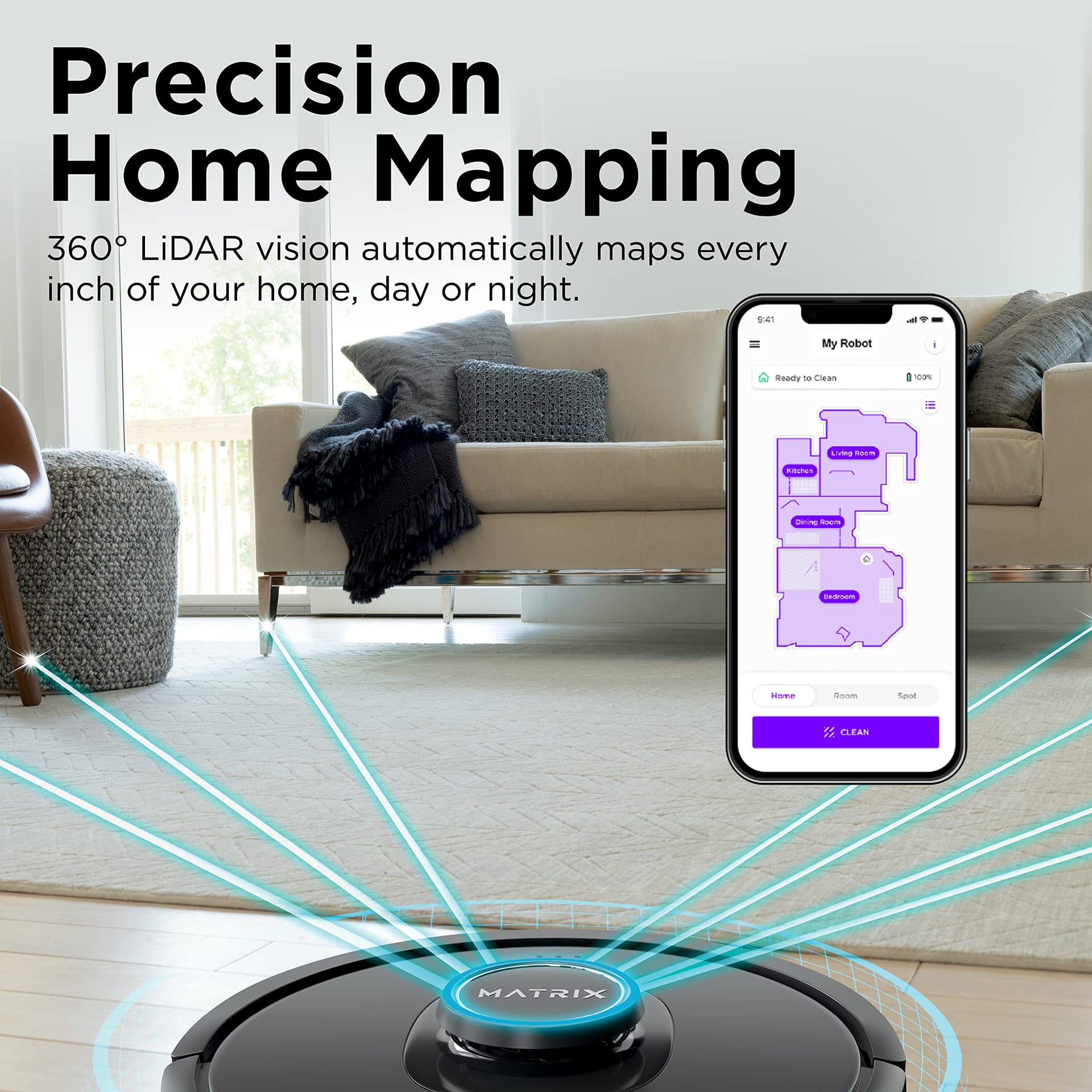 Shark RV2310 Matrix Robot Vacuum with Self-Cleaning Brushroll for Pet Hair, Precision Home Mapping, Wi-Fi - Black/Silver - Review Image 5