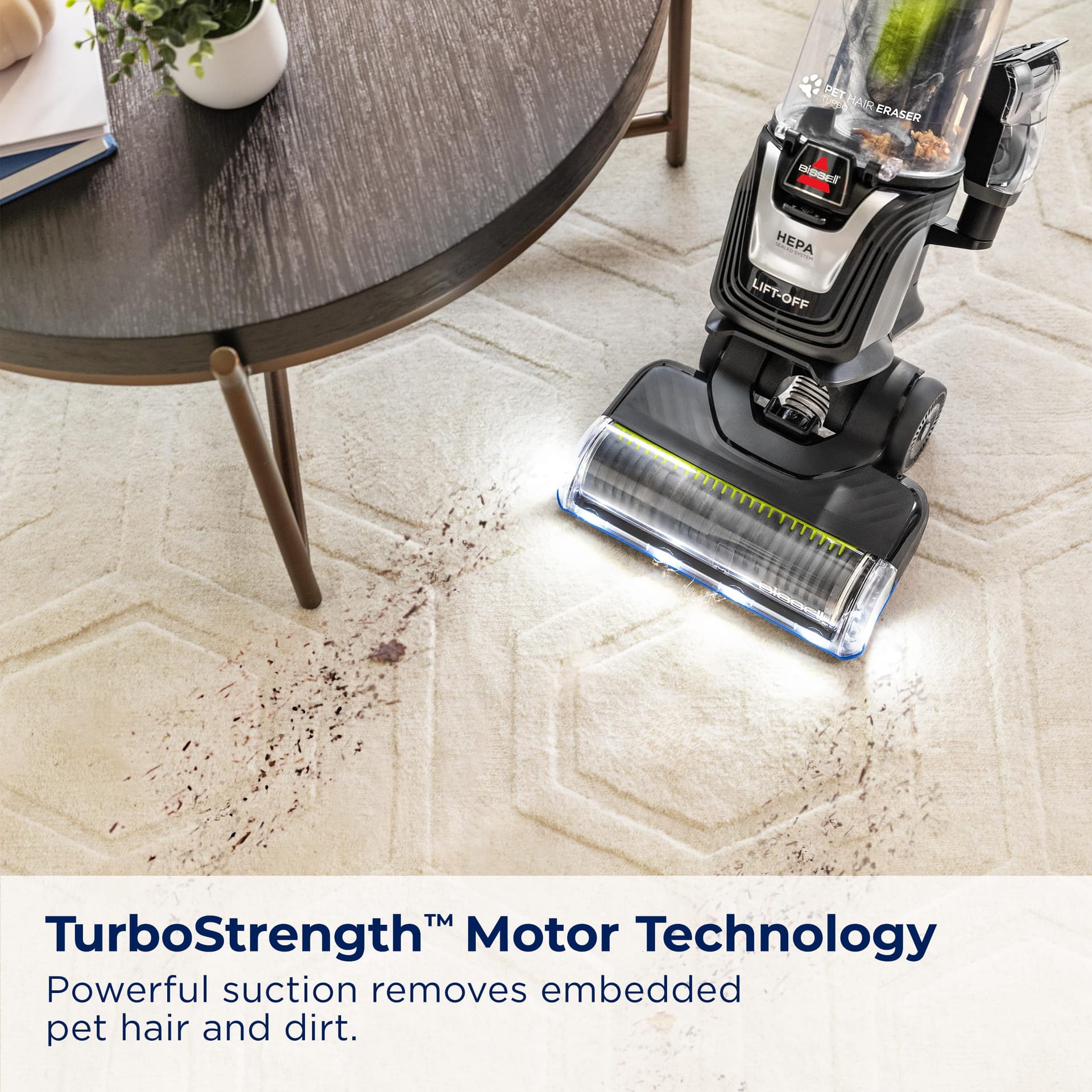 Bissell Pet Hair Eraser Turbo Lift-Off Vacuum with Self-Cleaning Brush Roll & Hepa Filtration - Review Image 3