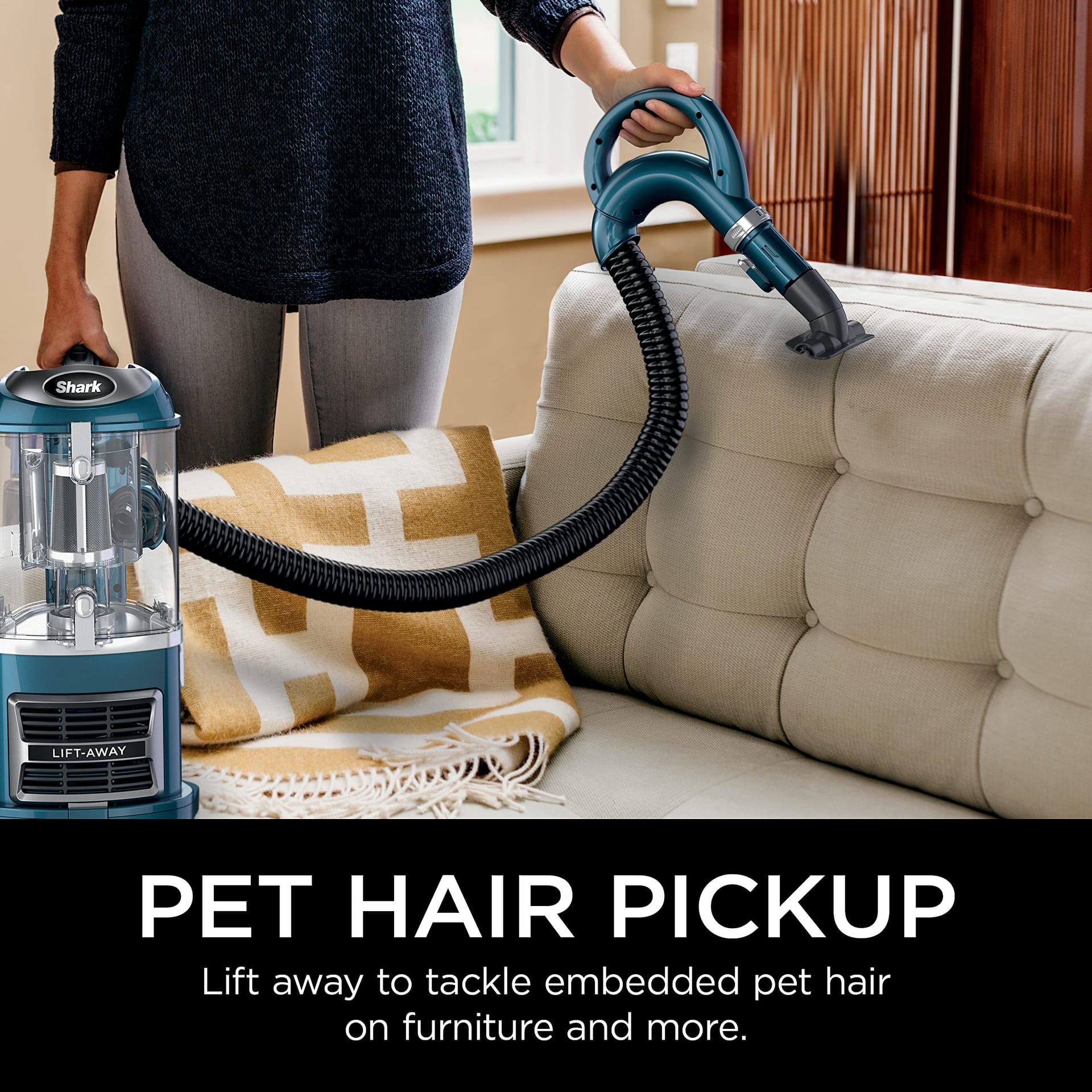 Shark Navigator Lift-Away Upright Vacuum with Self-Cleaning Brushroll, HEPA Filter, Swivel Steering - Perfect for Pet Hair & Multi-Surface Cleaning - Review Image 4
