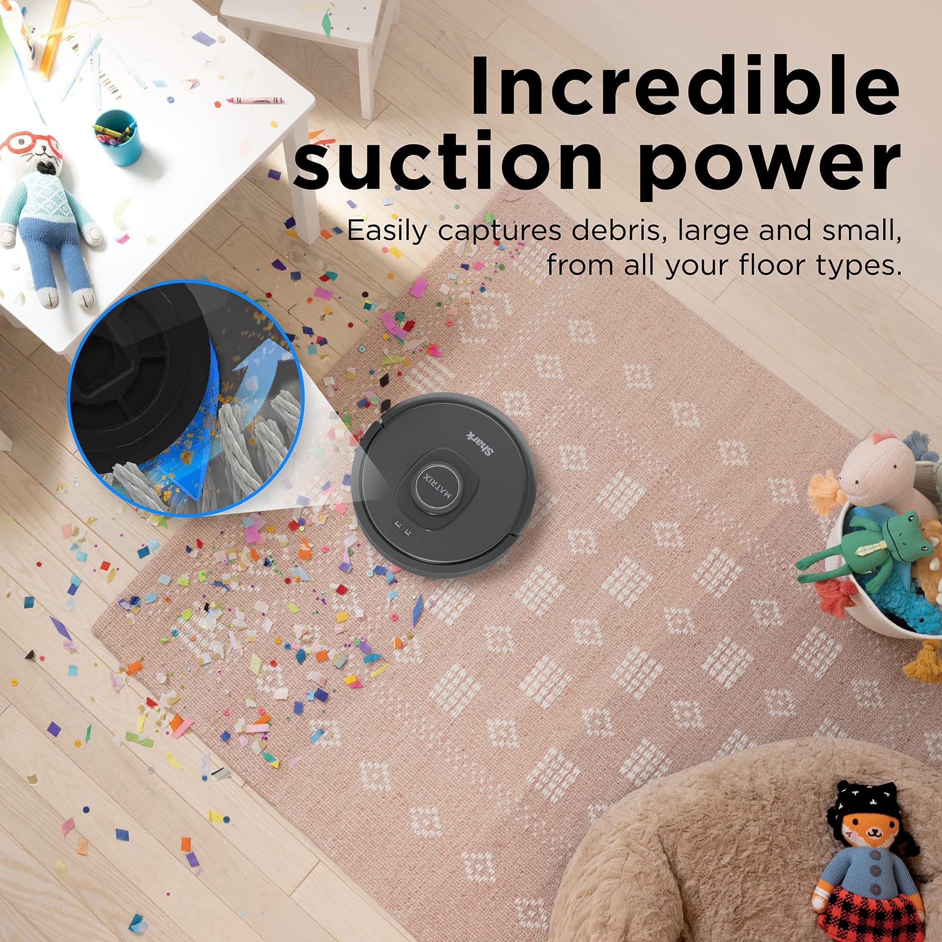 Shark RV2310 Matrix Robot Vacuum with Self-Cleaning Brushroll for Pet Hair, Precision Home Mapping, Wi-Fi - Black/Silver - Review Image 4