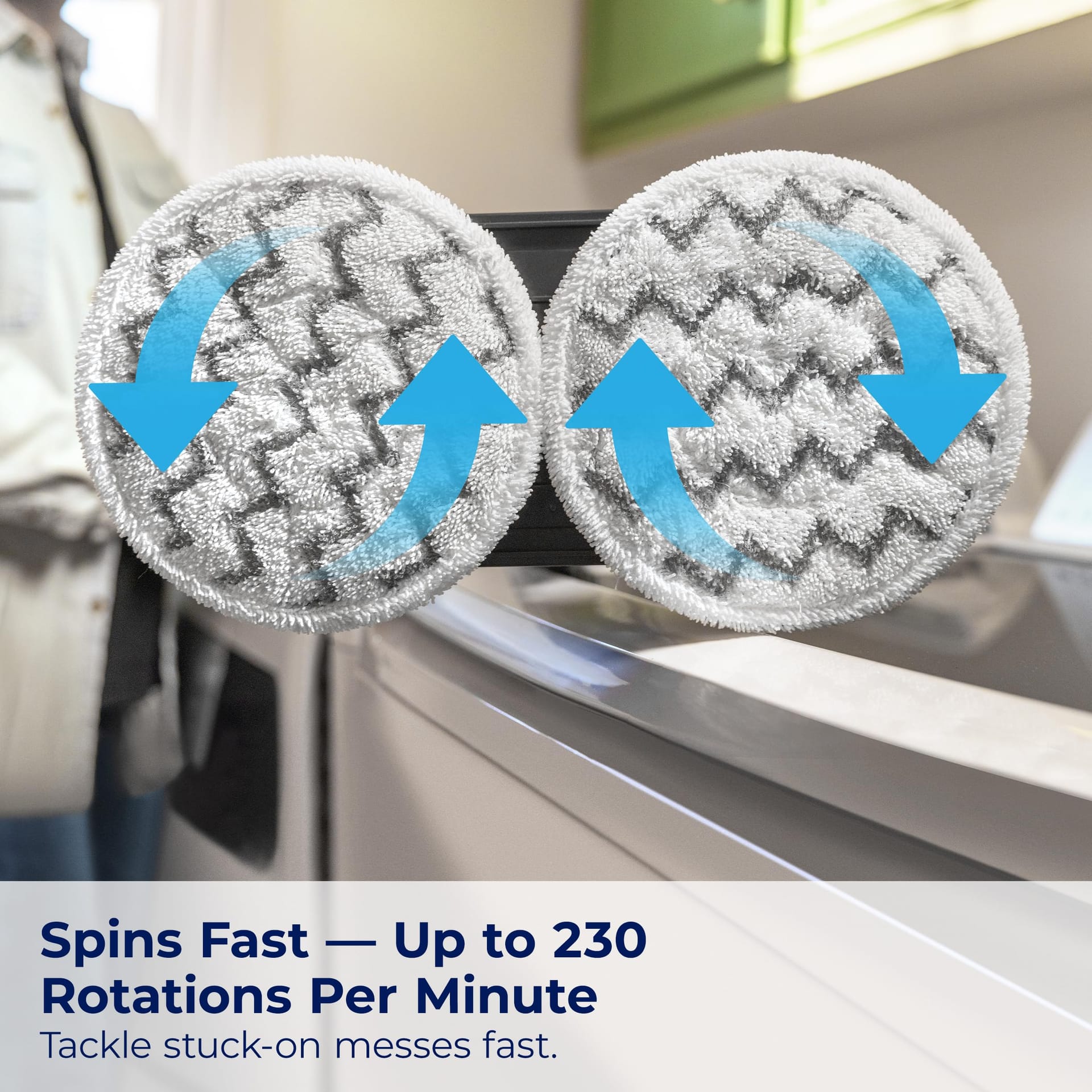 Advanced Bissell Smartsteam Spin Mop with Rotating Mop Pads - Review Image 2