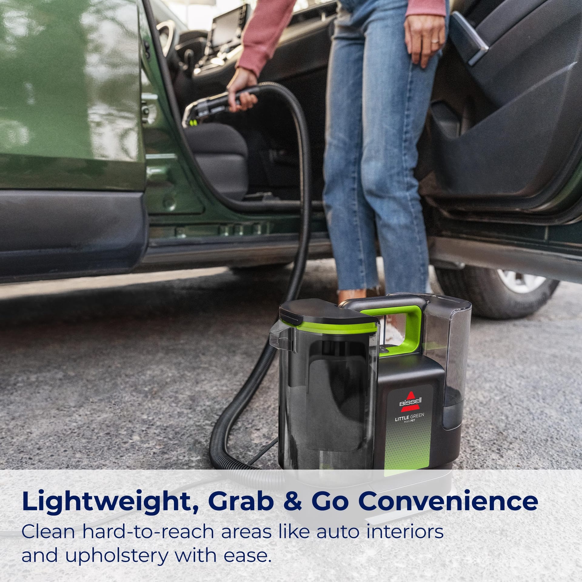 Bissell® Little Green® Max Pet Portable Carpet & Upholstery Deep Cleaner with Self-Cleaning Tough Stain Tool - Review Image 5