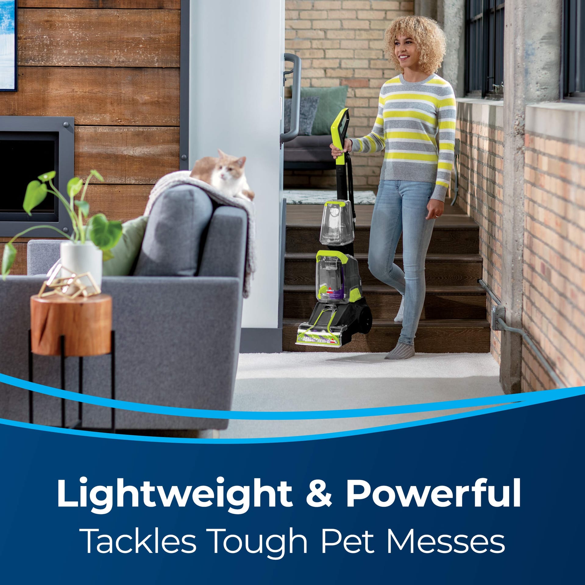 Lightweight Bissell Turboclean Powerbrush Pet Carpet Cleaner for Tough Pet Messes - Review Image 5