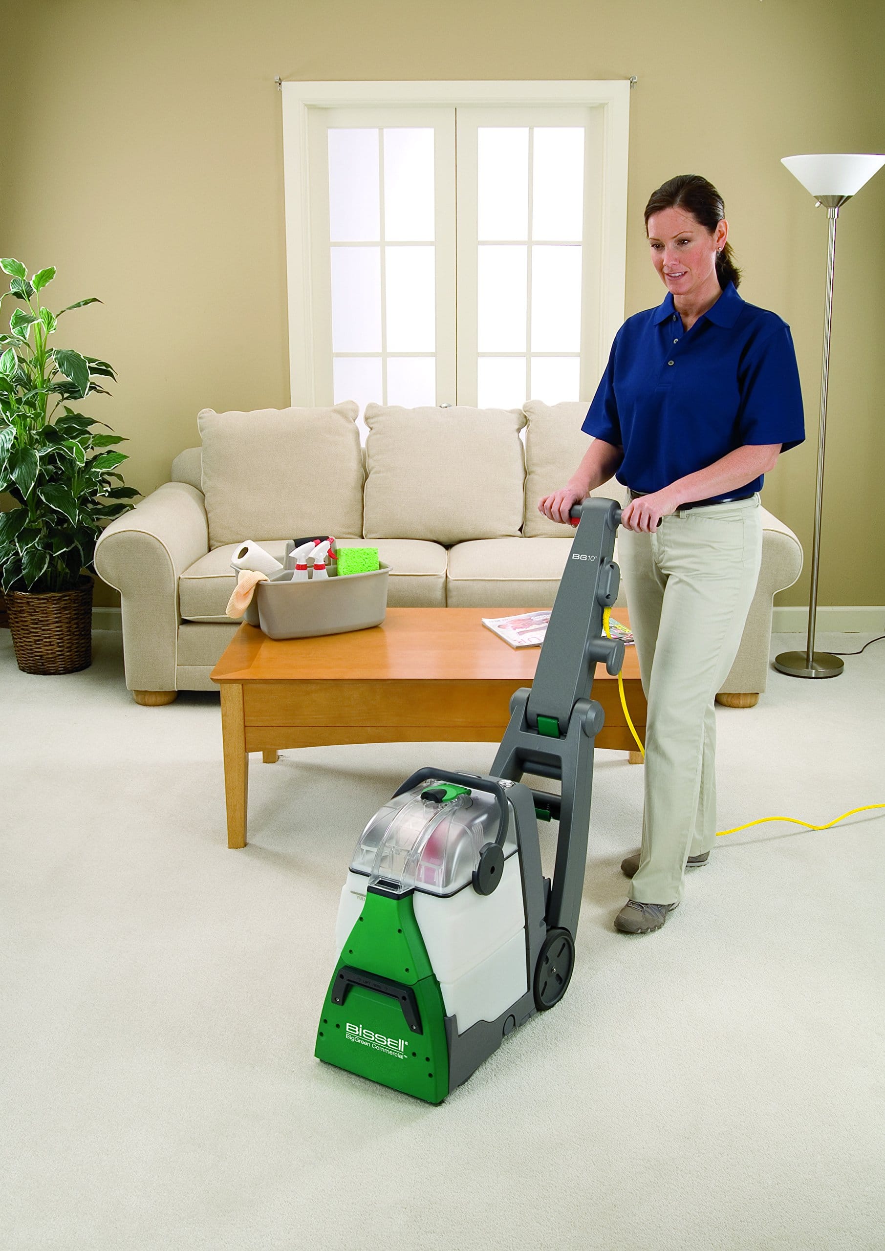Bissell Biggreen Commercial BG10 Deep Cleaning Walk Behind Carpet Extractor Machine - Review Image 2