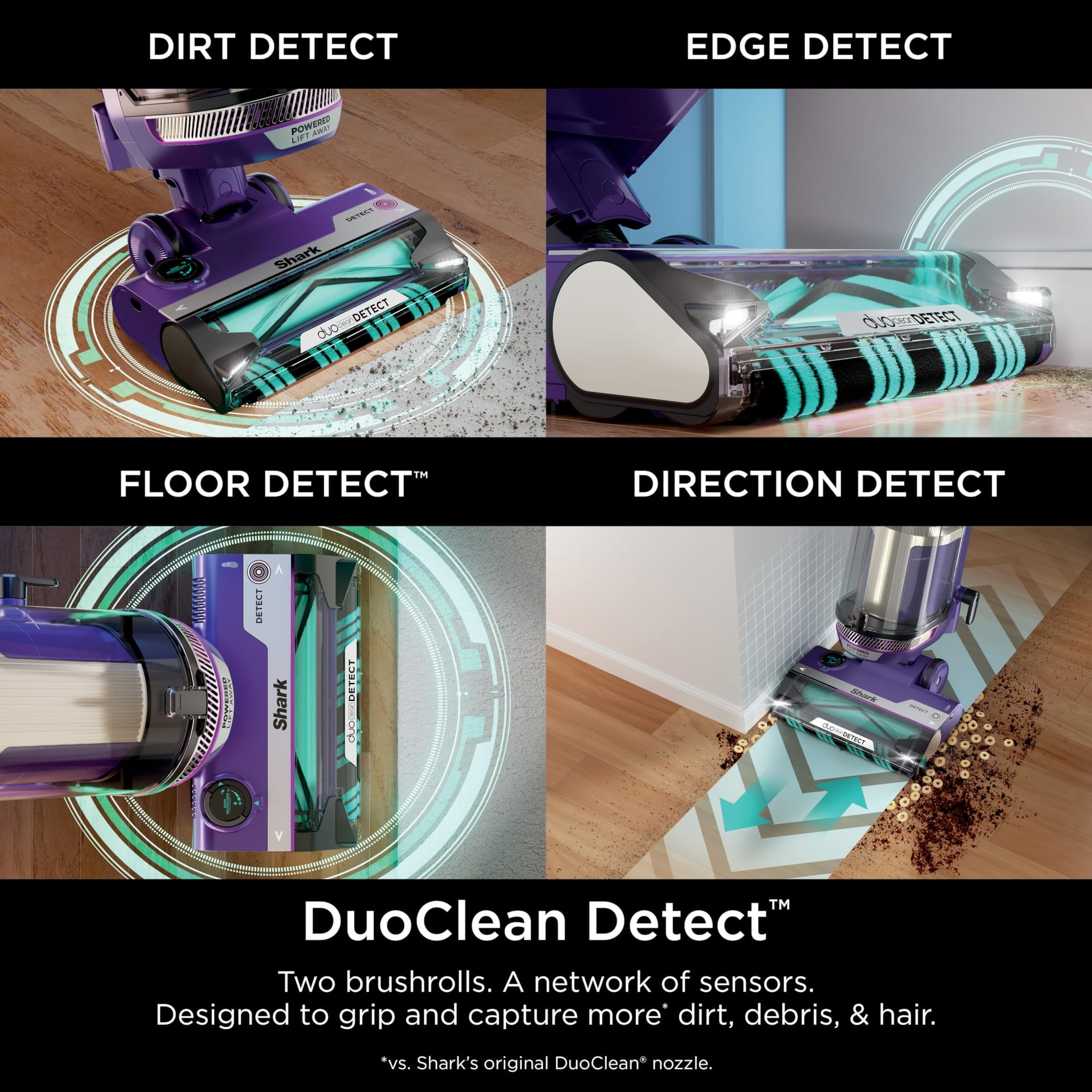 Powerful Shark PowerDetect Upright Vacuum Cleaner with HEPA Filter and Duoclean Technology - Review Image 3