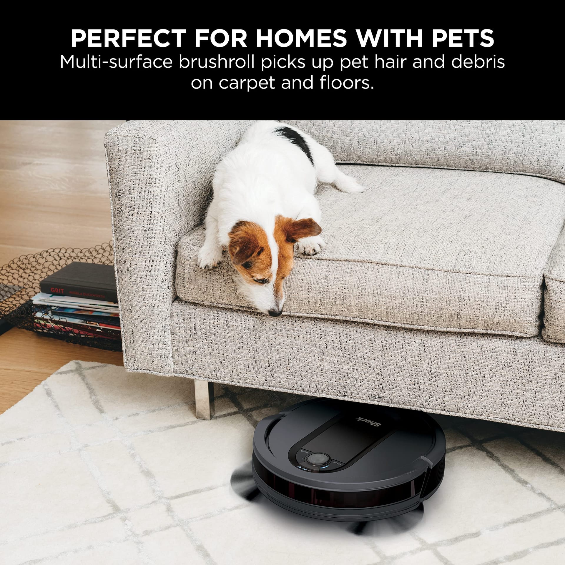 Shark EZ Robot Vacuum RV912S with Self-Empty Base, Bagless, Wifi, Powerful Suction - Dark Gray (Renewed) - Review Image 4