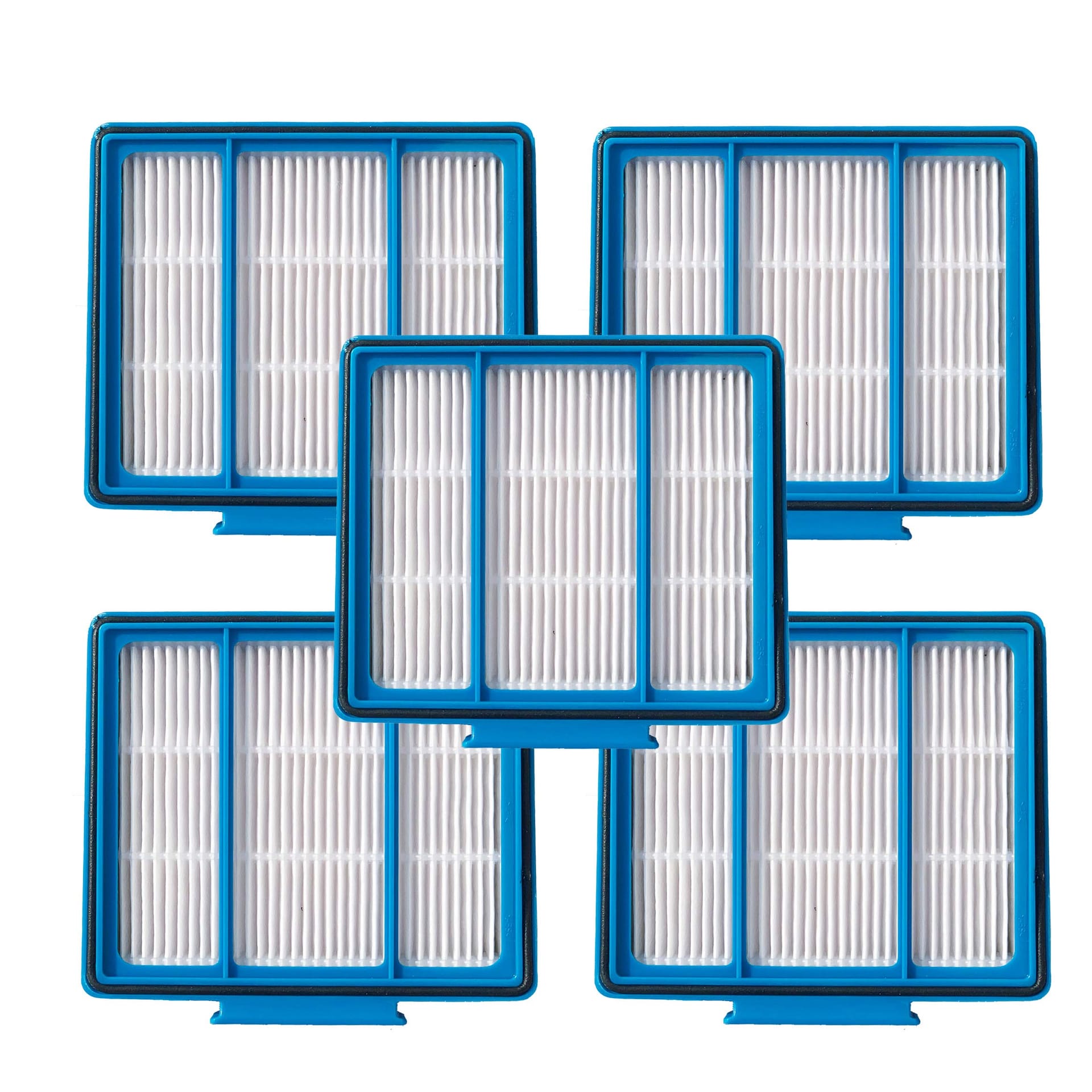 5-Pack Replacement HEPA Filter for Shark Ion, IQ, EZ AI Series Vacuums - Compatible with AV2501AE RV1001AE AV910/911S/912S/915S AV753 RV100AE UR1000SR AV2001WD RV1001 AV752 AV2820S