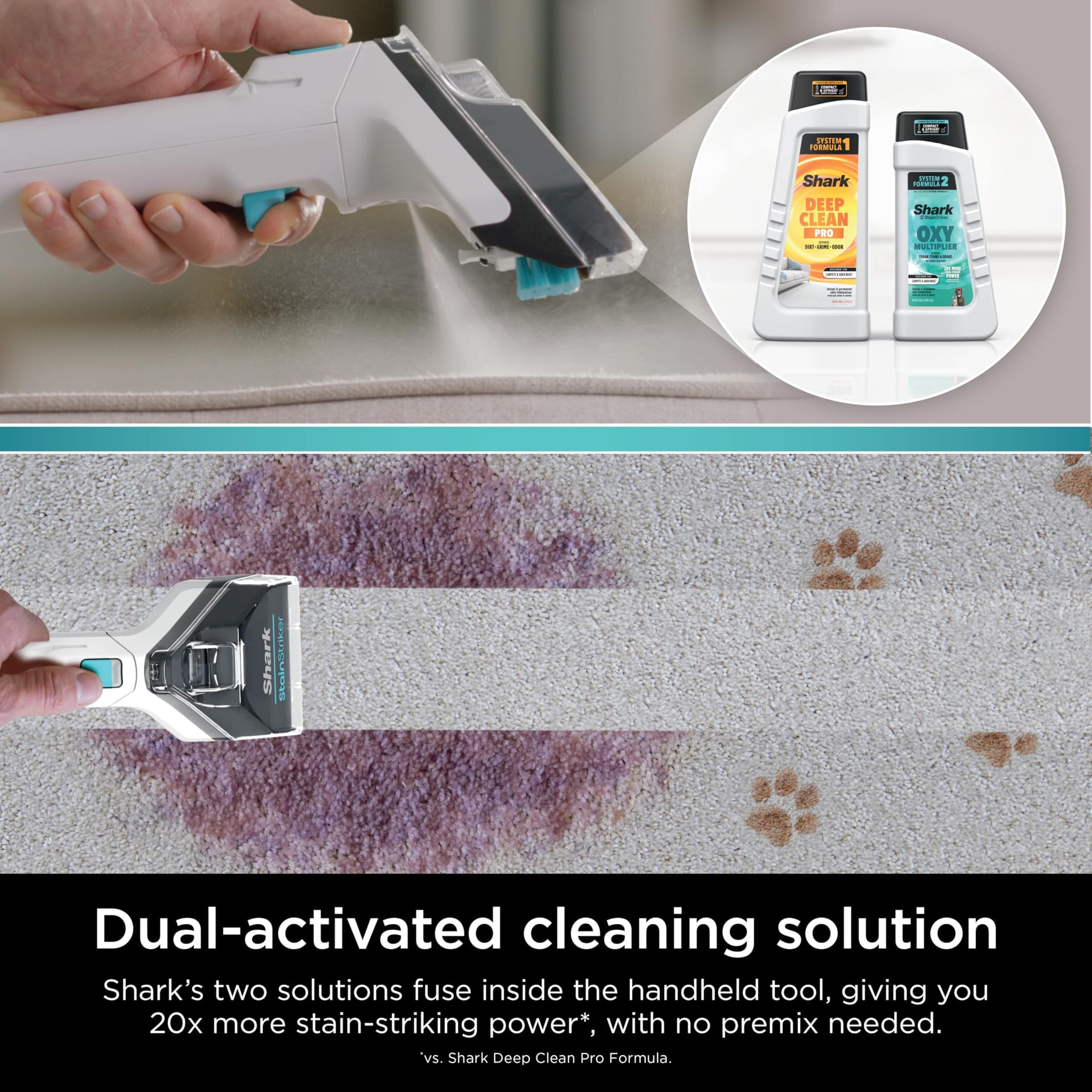 Powerful Shark Stainstriker Portable Carpet & Upholstery Cleaner with 3 Attachments - Ideal for Pets, Carpets, Area Rugs, Couches, Cars & More - Review Image 2