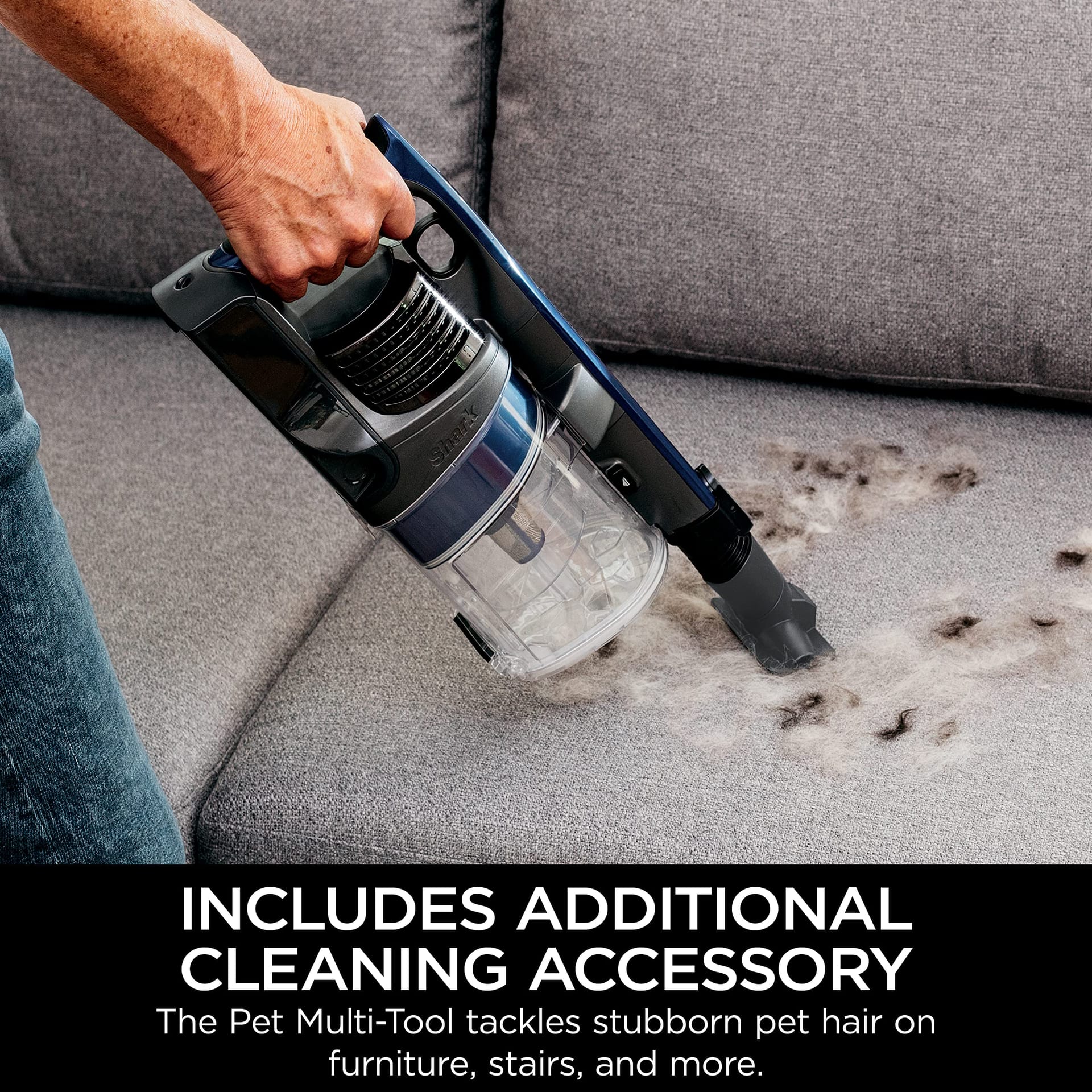 Shark Cordless Stick Vacuum with XL Dust Cup, LED Headlights, Removable Handheld Vac, Crevice Tool | Household Pet Hair Cleaner for Carpet & Hard Floors, 40Min Runtime, Grey - IX141 - Review Image 5
