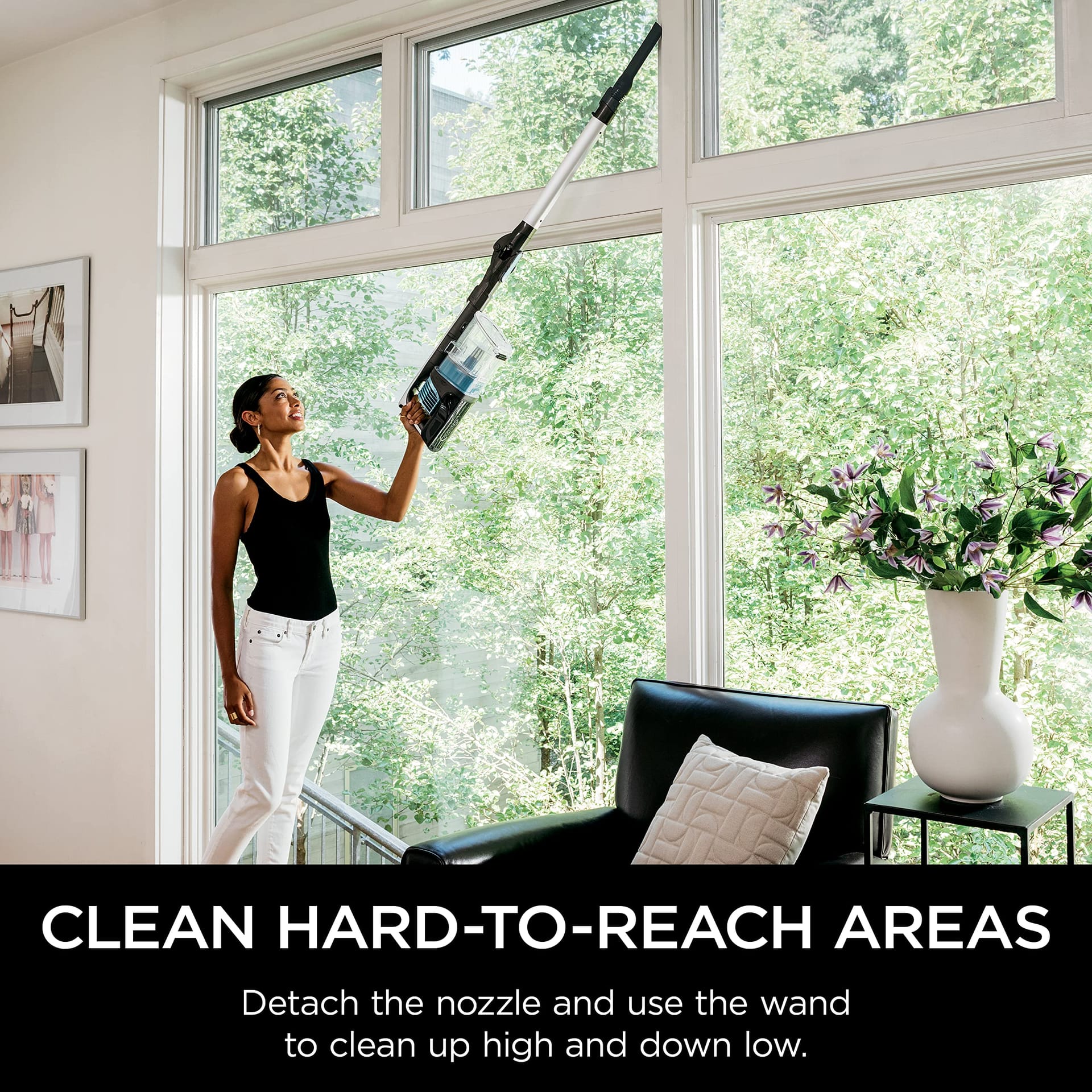Shark Vertex Ultra Lightweight Cordless Stick Vacuum with DuoClean PowerFins, Pet Multi-Tool, Anti-Allergen, Flex, 60 Min Runtime - Blue - Review Image 3